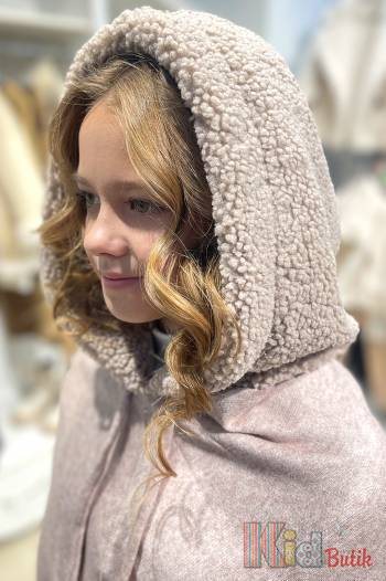 Купить Капюшон телесный с довязкой для девочки "Teddy" KENT&AVER 24-09010-2топ,мол на КидБутик Капюшон телесный с довязкой для девочки "Teddy" KENT&AVER 24-09010-2топ,мол
