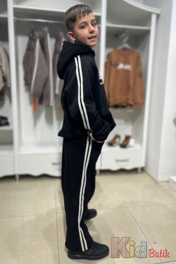 Купить Костюм спортивний утепленный чорного цвета для мальчика Другие бренды И24-104Чор на КидБутик Костюм спортивний утепленный чорного цвета для мальчика Другие бренды И24-104Чор