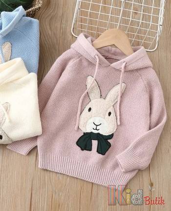 Купить Худи для девочки розовый вязаный "Кролик" Bolina Baby И24-128Рож(2228) на КидБутик Худи для девочки розовый вязаный "Кролик" Bolina Baby И24-128Рож(2228)