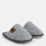 Тапочки серые без задника Waldi 24-50-021