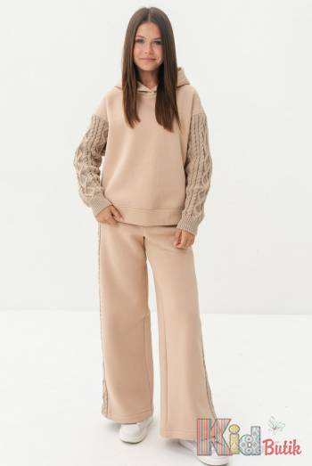 Купить Костюм 2-ка утепленный бежевого цвета для девочки Suzie Сю25-60Беж на КидБутик Костюм 2-ка утепленный бежевого цвета для девочки Suzie Сю25-60Беж