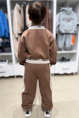Купить Костюм утепленный спортивный коричневый с бомбером Bolina Baby И24-75Кор(55256) на КидБутик Костюм утепленный спортивный коричневый с бомбером Bolina Baby И24-75Кор(55256)