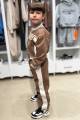 Купить Костюм утепленный спортивный коричневый с бомбером Bolina Baby И24-75Кор(55256) на КидБутик Костюм утепленный спортивный коричневый с бомбером Bolina Baby И24-75Кор(55256) - фото 6