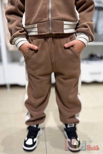 Купить Костюм утепленный спортивный коричневый с бомбером Bolina Baby И24-75Кор(55256) на КидБутик Костюм утепленный спортивный коричневый с бомбером Bolina Baby И24-75Кор(55256)