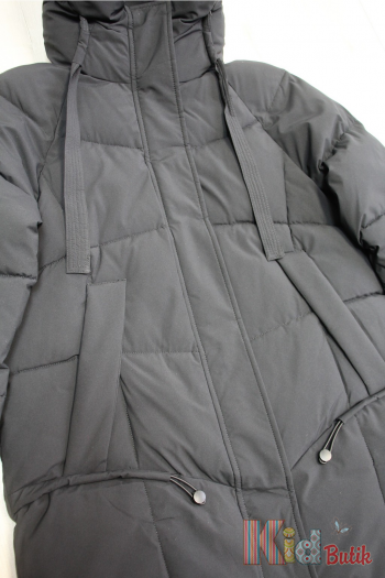 Купити Пальто зимове чорного кольору для дівчинки Puros Poro РР24-1 на КідБутік Пальто зимове чорного кольору для дівчинки Puros Poro РР24-1