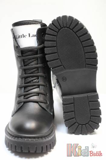 Купити Черевики зимові чорного кольору для дівчинки Little Lady КР24-510 0626 FL KRK на КідБутік Черевики зимові чорного кольору для дівчинки Little Lady КР24-510 0626 FL KRK