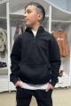 Купити Худі чорний з вишивкою для хлопчика Tommy Life ТЛ24-9(11244) на КідБутік Худі чорний з вишивкою для хлопчика Tommy Life ТЛ24-9(11244) - фото