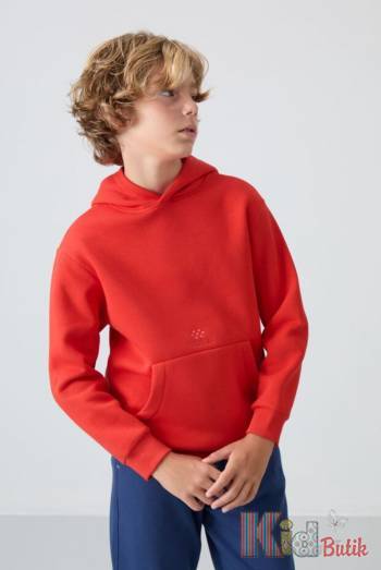 Купить Худи красный с вышивкой для мальчика Tommy Life ТЛ24-3(11215) на КидБутик Худи красный с вышивкой для мальчика Tommy Life ТЛ24-3(11215)
