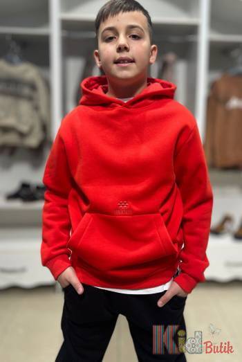 Купить Худи красный с вышивкой для мальчика Tommy Life ТЛ24-3(11215) на КидБутик Худи красный с вышивкой для мальчика Tommy Life ТЛ24-3(11215)