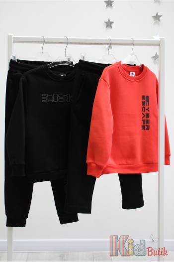 Купить Костюм спортивный утепленный черного цвета Tommy Life ТЛ24-12 на КидБутик Костюм спортивный утепленный черного цвета Tommy Life ТЛ24-12