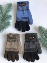 Перчатки двухцветные для мальчика Другие бренды 24-3809(3808)