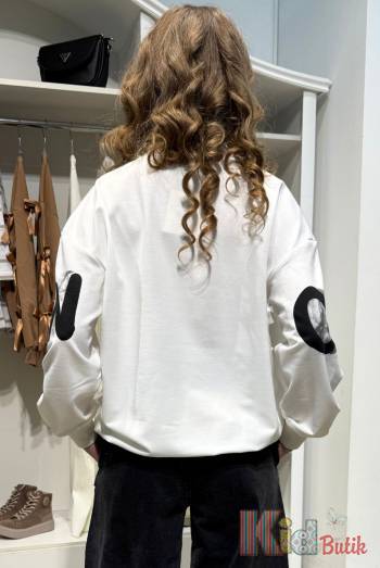 Купити Світшот молочний для дівчинки MiniModa Мі24-45(34166М) на КідБутік Світшот молочний для дівчинки MiniModa Мі24-45(34166М)