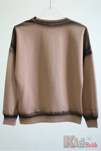 Купити Світшот світло-коричневого кольору для дівчинки MiniModa Мі24-40(3954М) на КідБутік Світшот світло-коричневого кольору для дівчинки MiniModa Мі24-40(3954М)
