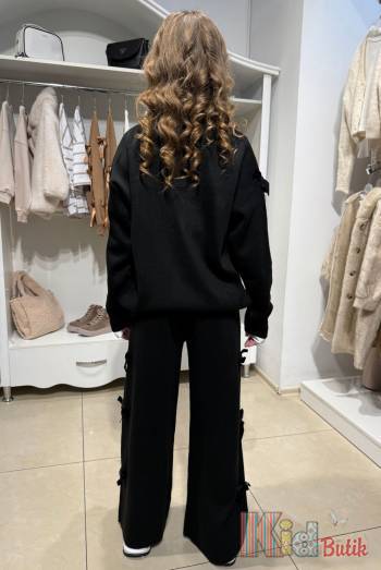 Купить Костюм кардиган+палаццо с бантиками MiniModa Мі24-35(1581S) на КидБутик Костюм кардиган+палаццо с бантиками MiniModa Мі24-35(1581S)