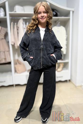 Купить Костюм бомбер+палаццо для девочки A-yugi Jeans Аю25-1(7265-11597) на КидБутик Костюм бомбер+палаццо для девочки A-yugi Jeans Аю25-1(7265-11597)
