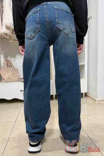 Купить Джинсы багги синие широкие A-yugi Jeans Аю25-12(5455) на КидБутик Джинсы багги синие широкие A-yugi Jeans Аю25-12(5455)