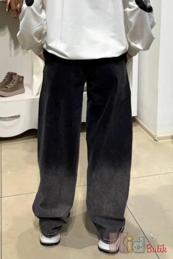 Купити Джинси баггі чорні широкі A-yugi Jeans Аю25-3(9567) на КідБутік Джинси баггі чорні широкі A-yugi Jeans Аю25-3(9567)