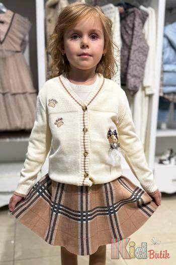 Купити Костюм кардиган+спідниця бежеві Teddy Інші бренди И25-5(66016) на КідБутік Костюм кардиган+спідниця бежеві Teddy Інші бренди И25-5(66016)