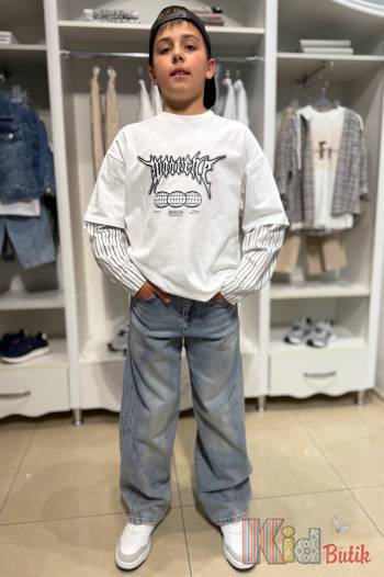 Купити Джинси мом світло-сині для хлопчика A-yugi Jeans Аю25-9(5459) на КідБутік Джинси мом світло-сині для хлопчика A-yugi Jeans Аю25-9(5459)