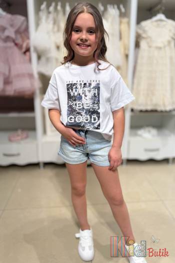 Купити Шорти блакитні короткі для дівчинки A-yugi Jeans Аю25-7(9517) на КідБутік Шорти блакитні короткі для дівчинки A-yugi Jeans Аю25-7(9517)