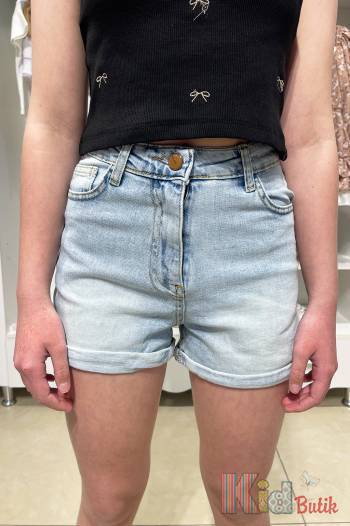 Купити Шорти блакитні короткі для дівчинки A-yugi Jeans Аю25-7(9517) на КідБутік Шорти блакитні короткі для дівчинки A-yugi Jeans Аю25-7(9517)