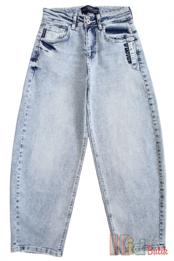 Купити Джинси мом світло-сині Design A-yugi Jeans Аю25-10(5461) на КідБутік Джинси мом світло-сині Design A-yugi Jeans Аю25-10(5461)