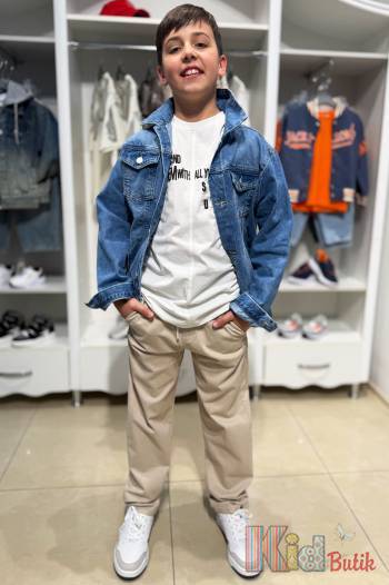 Купить Штаны прямые бежевые для мальчика A-yugi Jeans Аю25-25Беж(5423) на КидБутик Штаны прямые бежевые для мальчика A-yugi Jeans Аю25-25Беж(5423)