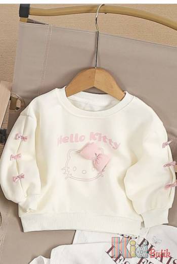 Купить Свитшот для девочки с принтом Hello Kitty Другие бренды И25-35Мол(66305) на КидБутик Свитшот для девочки с принтом Hello Kitty Другие бренды И25-35Мол(66305)