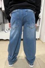 Купить Джинсы бананы широкие светло-синие для мальчика A-yugi Jeans Аю25-11(5467) на КидБутик Джинсы бананы широкие светло-синие для мальчика A-yugi Jeans Аю25-11(5467)