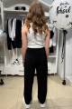 Купить Штаны бананы черные со складками для девочки A-yugi Jeans Аю25-2(9397) на КидБутик Штаны бананы черные со складками для девочки A-yugi Jeans Аю25-2(9397) - фото 7