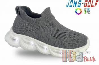 Купить Кроссовки серые текстильные с лампочками Jong-Golf 25-В11412-2 на КидБутик Кроссовки серые текстильные с лампочками Jong-Golf 25-В11412-2