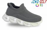 Купить Кроссовки серые текстильные с лампочками Jong-Golf 25-В11412-2 на КидБутик Кроссовки серые текстильные с лампочками Jong-Golf 25-В11412-2