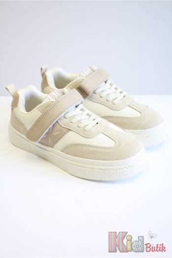 Купить Кеды бежевые из эко кожи Jong-Golf 25-С11531-6 на КидБутик Кеды бежевые из эко кожи Jong-Golf 25-С11531-6