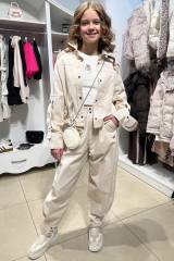 Купить Костюм 2-ка молочного цвета для девочки LOCOLOCO ЛЛ25-5Мол(7446) на КидБутик Костюм 2-ка молочного цвета для девочки LOCOLOCO ЛЛ25-5Мол(7446)