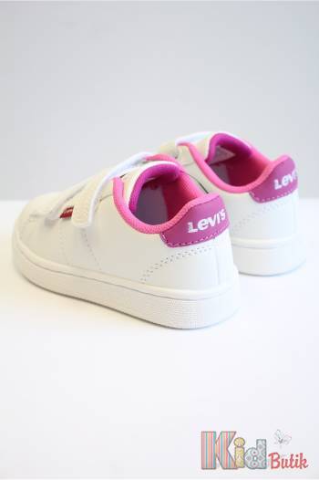 Купити Кросівки білого кольору для дівчинки Levi's Lv25-8Бл/фукс(0232S) на КідБутік Кросівки білого кольору для дівчинки Levi's Lv25-8Бл/фукс(0232S)