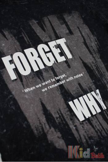 Купить Футболка черная "Forget Why" для мальчика Carrinos Car25-2Чор(107646.7021) на КидБутик Футболка черная "Forget Why" для мальчика Carrinos Car25-2Чор(107646.7021)