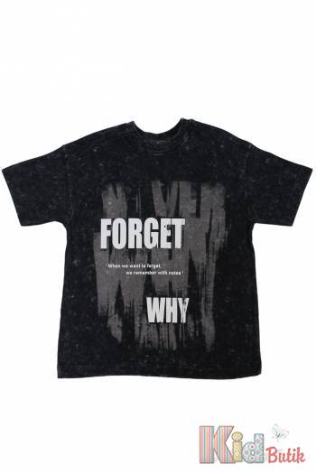 Купить Футболка черная "Forget Why" для мальчика Carrinos Car25-2Чор(107646.7021) на КидБутик Футболка черная "Forget Why" для мальчика Carrinos Car25-2Чор(107646.7021)