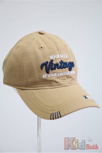 Купити Бейсболка бежева "Vintage" Makko А25-13Беж(Л5225) на КідБутік Бейсболка бежева "Vintage" Makko А25-13Беж(Л5225)