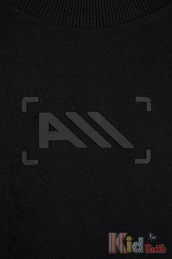 Купить Футболка черная "ALL" для мальчика Reporter Young Р25-26(0440B-33-100) на КидБутик Футболка черная "ALL" для мальчика Reporter Young Р25-26(0440B-33-100)