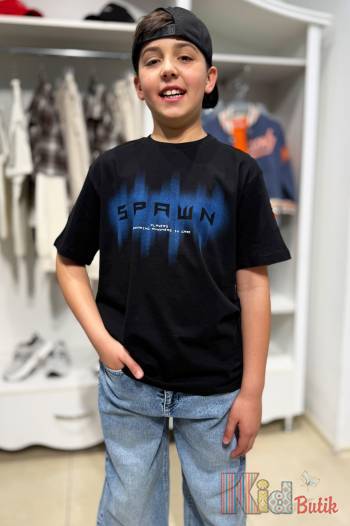 Купить Футболка черная Spawn для мальчика Reporter Young Р25-28(0440B-11-100) на КидБутик Футболка черная Spawn для мальчика Reporter Young Р25-28(0440B-11-100)