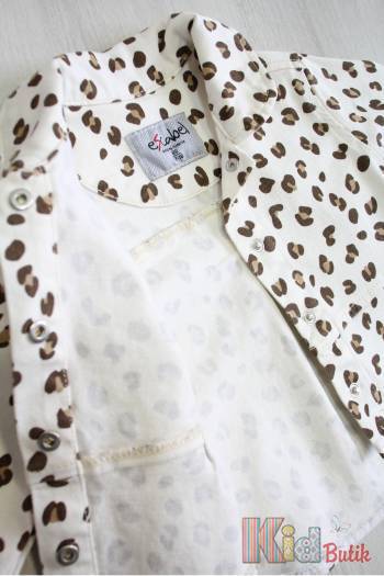 Купить Костюм джинсовый 2-ка в леопардовый принт Escabel Kids Ес25-16(25170+25176) на КидБутик Костюм джинсовый 2-ка в леопардовый принт Escabel Kids Ес25-16(25170+25176)
