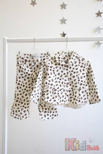 Купить Костюм джинсовый 2-ка в леопардовый принт Escabel Kids Ес25-16(25170+25176) на КидБутик Костюм джинсовый 2-ка в леопардовый принт Escabel Kids Ес25-16(25170+25176)