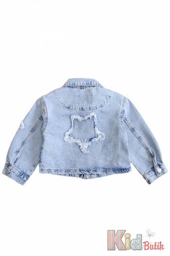 Купить Джинсовая курточка голубого цвета для девочки Escabel Kids Ес25-27(25149) на КидБутик Джинсовая курточка голубого цвета для девочки Escabel Kids Ес25-27(25149)