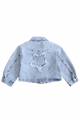 Купить Джинсовая курточка голубого цвета для девочки Escabel Kids Ес25-27(25149) на КидБутик Джинсовая курточка голубого цвета для девочки Escabel Kids Ес25-27(25149) - фото 2