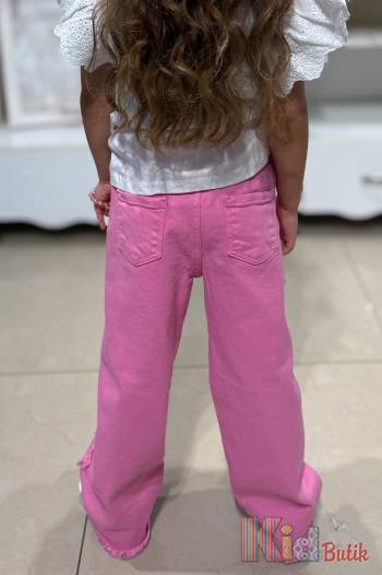 Костюм джинсовый розового цвета для девочки Escabel Kids Ес25-13(25155+25154)