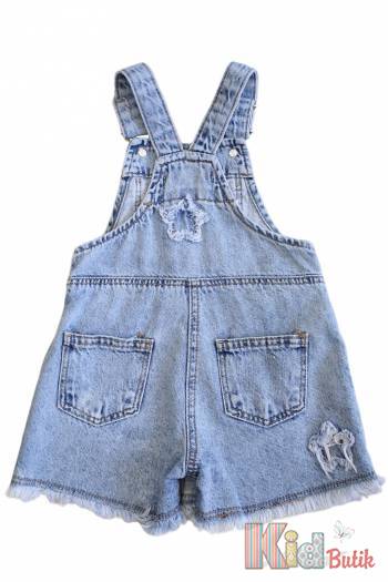 Купить Комбинезон джинсовый для девочки Escabel Kids Ес25-24(25208) на КидБутик Комбинезон джинсовый для девочки Escabel Kids Ес25-24(25208)