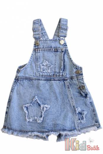 Купить Комбинезон джинсовый для девочки Escabel Kids Ес25-24(25208) на КидБутик Комбинезон джинсовый для девочки Escabel Kids Ес25-24(25208)