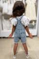 Купить Комбинезон джинсовый для девочки Escabel Kids Ес25-24(25208) на КидБутик Комбинезон джинсовый для девочки Escabel Kids Ес25-24(25208) - фото 2