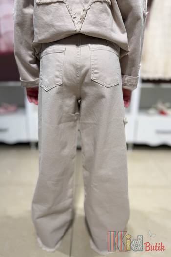 Купити Джинси палаццо бежеві для дівчинки Escabel Kids Ес25-14(25165) на КідБутік Джинси палаццо бежеві для дівчинки Escabel Kids Ес25-14(25165)