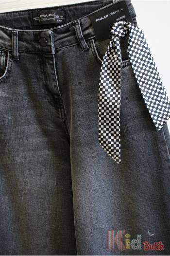 Купить Джинсы палаццо темные с лентой A-yugi Jeans Аю25-29Чорн(9508) на КидБутик Джинсы палаццо темные с лентой A-yugi Jeans Аю25-29Чорн(9508)